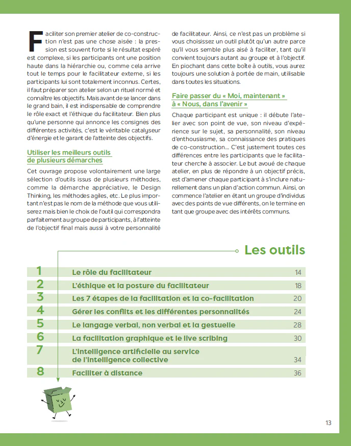 La boîte à outils de la Facilitation et de la co-construction: 65 outils clés en main + 3 vidéos d'approfondissement + 3 supports à imprimer - Image 6