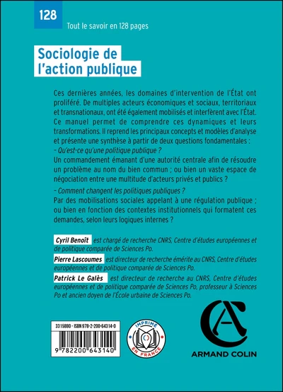 Sociologie de l'action publique - 3e éd. - Image 2