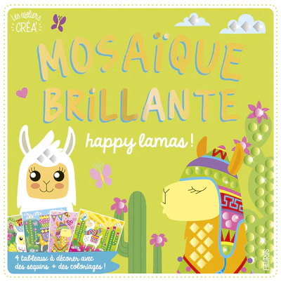 Mosaïque brillante happy lamas ! - Image 2