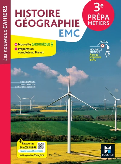 Les Nouveaux Cahiers - Histoire-Géographie-EMC 3e Prépa métiers - Éd. 2026 - Livre élève - Image 2