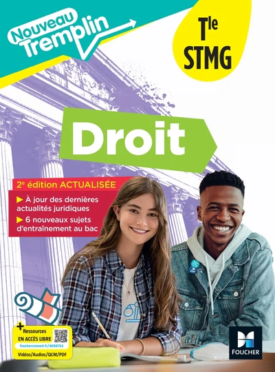 Nouveau Tremplin - Droit - Tle STMG - Éd. 2026 - Livre élève - Image 2