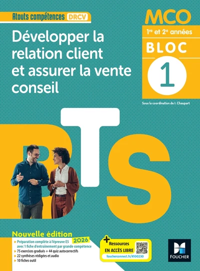 Atouts compétences - BLOC 1 Développer la relation client - BTS MCO 2026 - Livre élève - Image 2