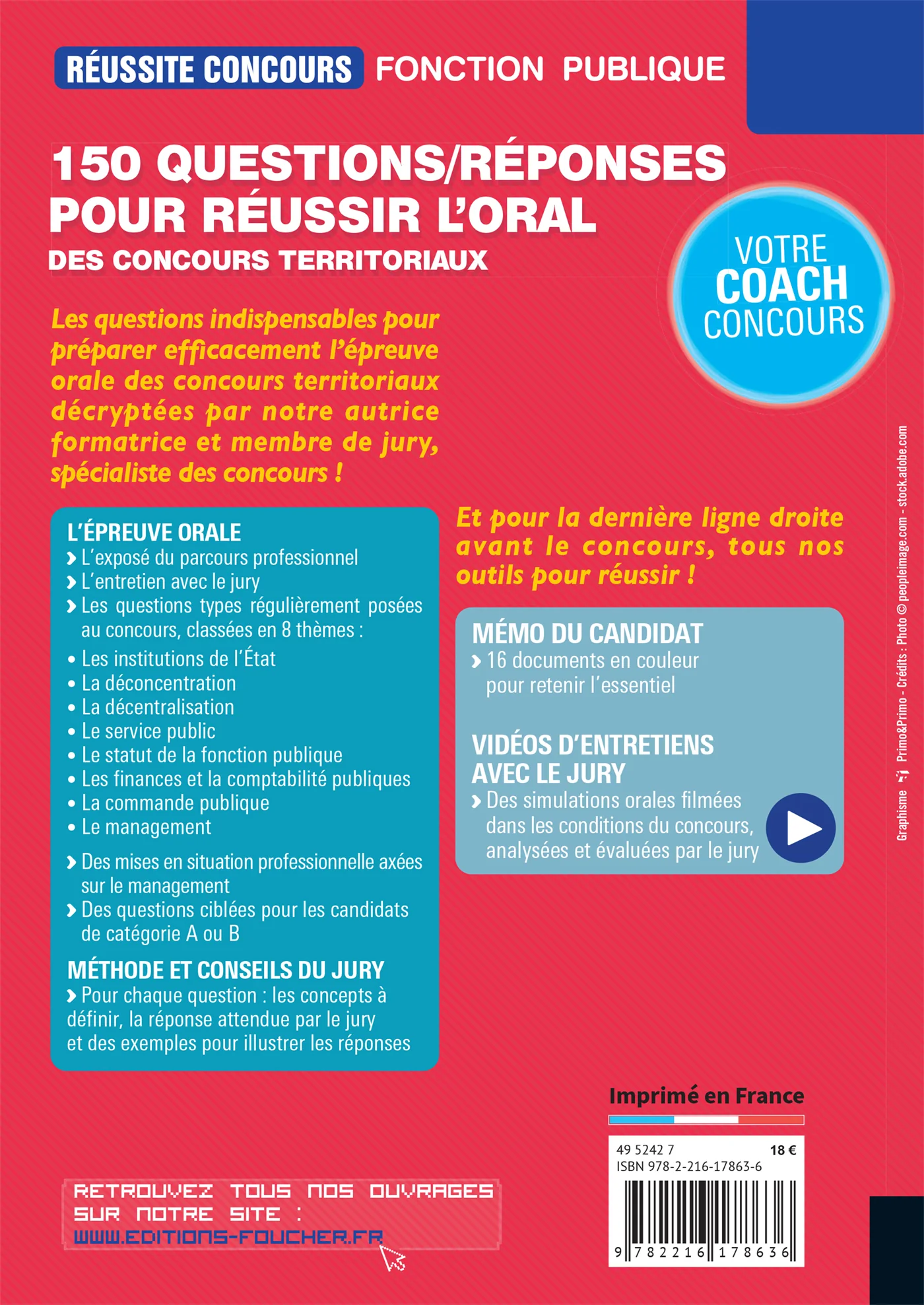 Réussite Concours - 150 questions/réponses pour l'oral - concours territoriaux- Préparation complète - Image 2