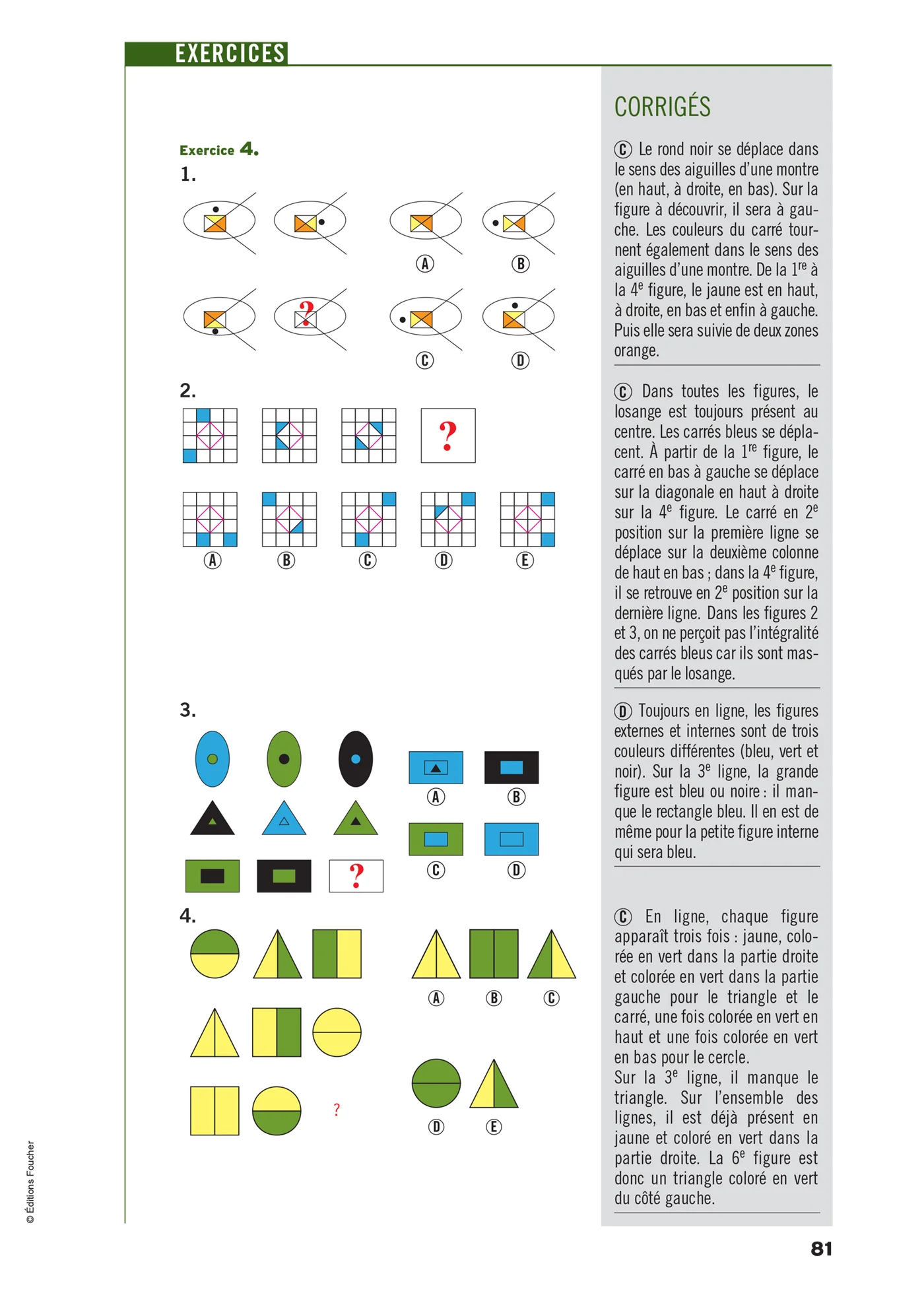 Tous les tests psychotechniques, mémoire, intelligence, aptitude, logique, observation - Concours - Image 8