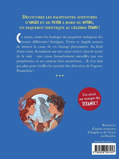 A bord du Mythic, le jumeau du Titanic - tome 6 - Le Mystère des horloges - Image 2
