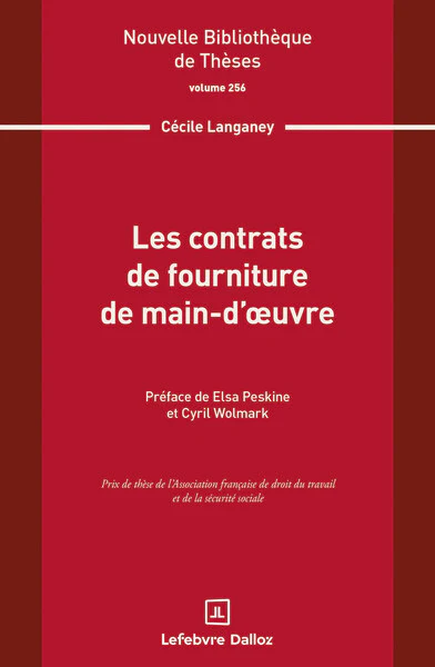 Les contrats de fourniture de main-d'oeuvre. Volume 256 - Image 2