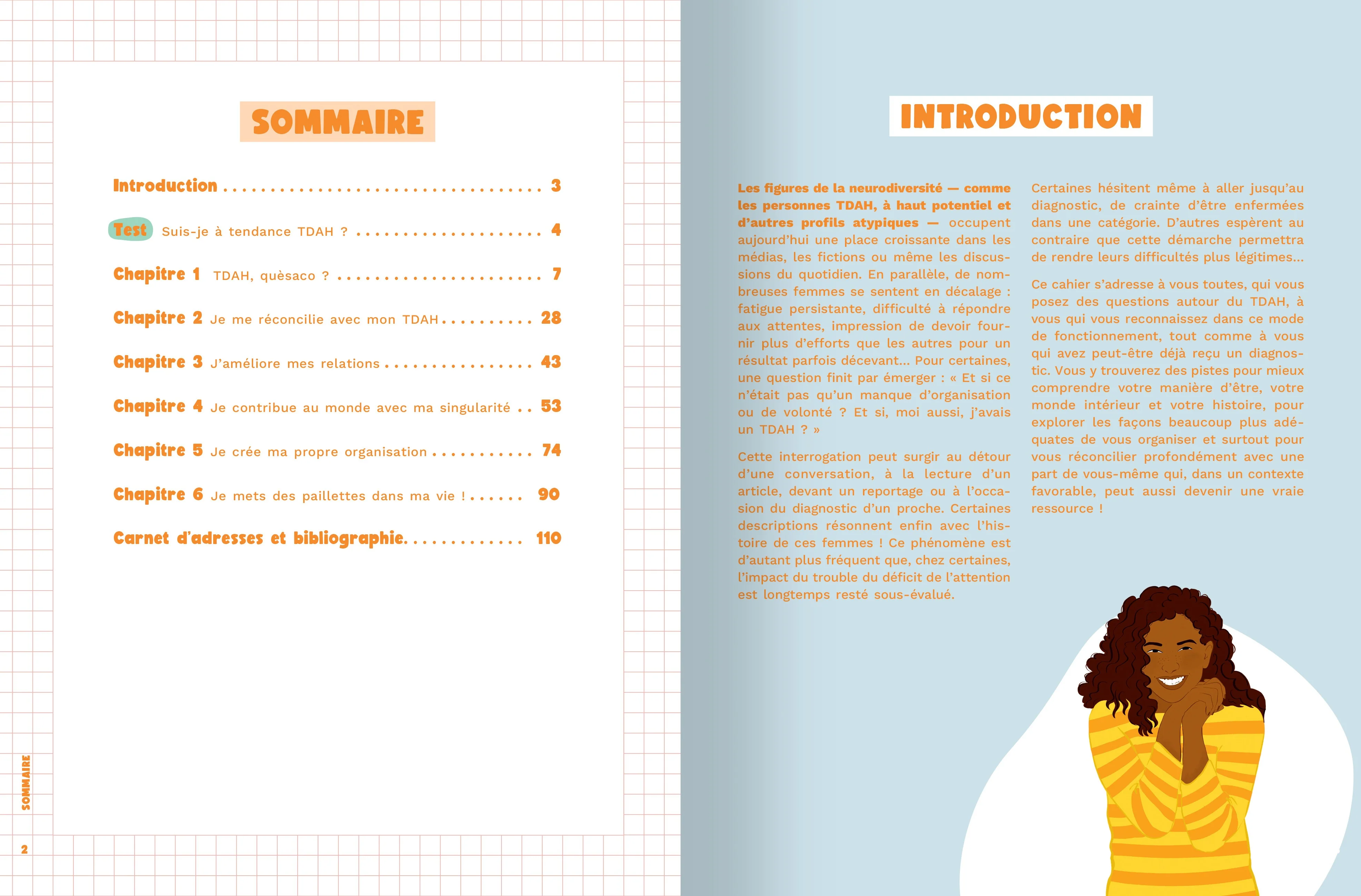 Mon cahier TDAH - Bien vivre avec son esprit dispersé !: Tous les conseil d'organisation et de concentration - Gérer le quotidien et le travail sereinement - S'accepter tel que l'on est - Image 2
