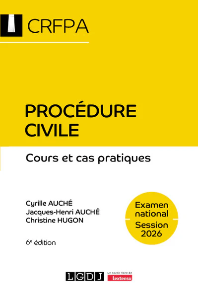 Procédure civile - CRFPA - Examen national Session 2026 - Image 2