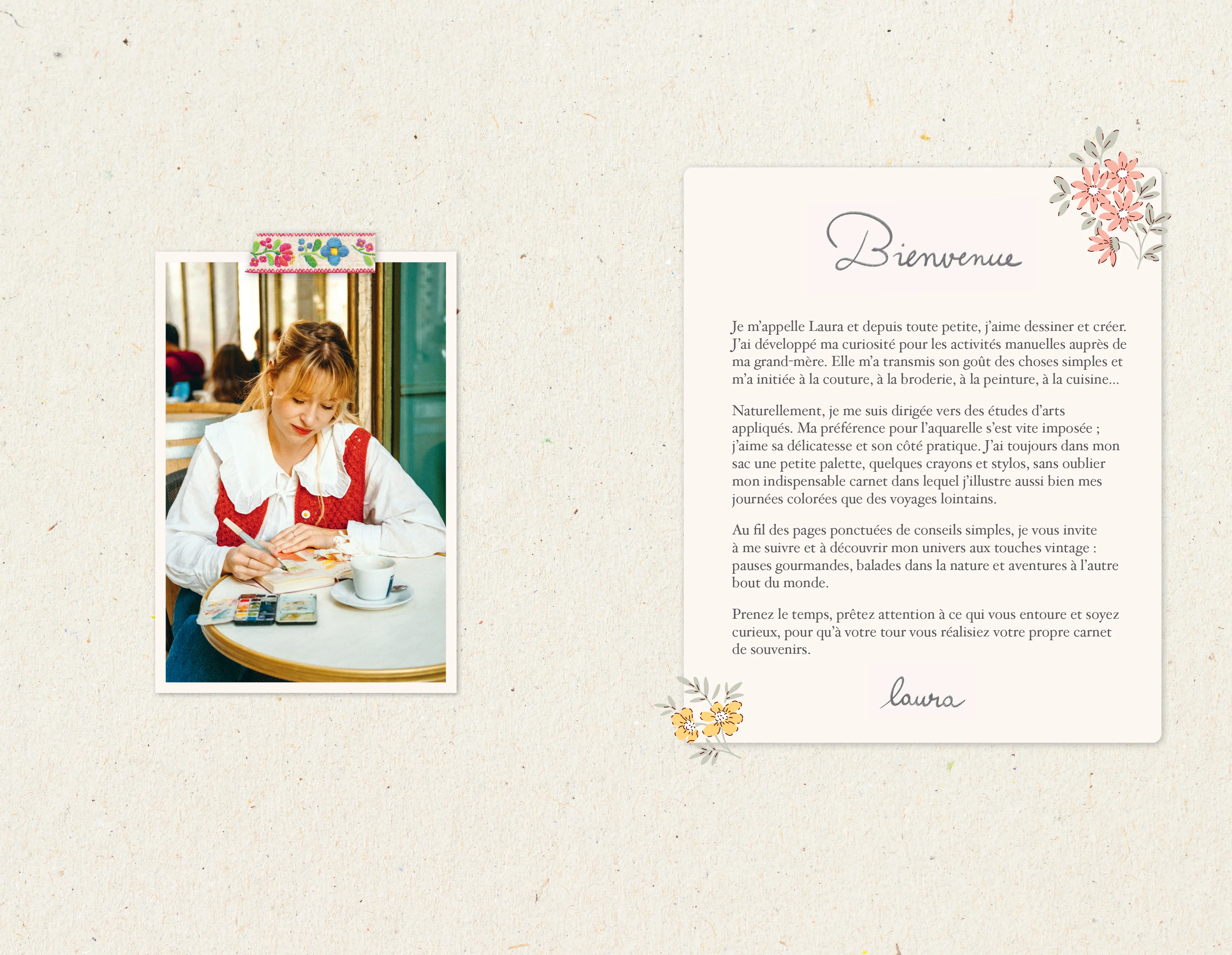 Coffret "luxe" Mon quotidien à l'aquarelle avec LauraTravelbook - Image 2