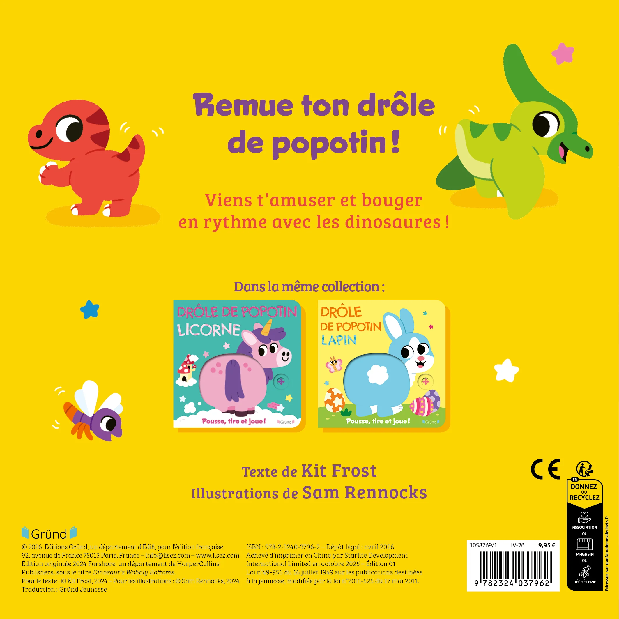 Drôle de popotin - Dinosaure - Image 4
