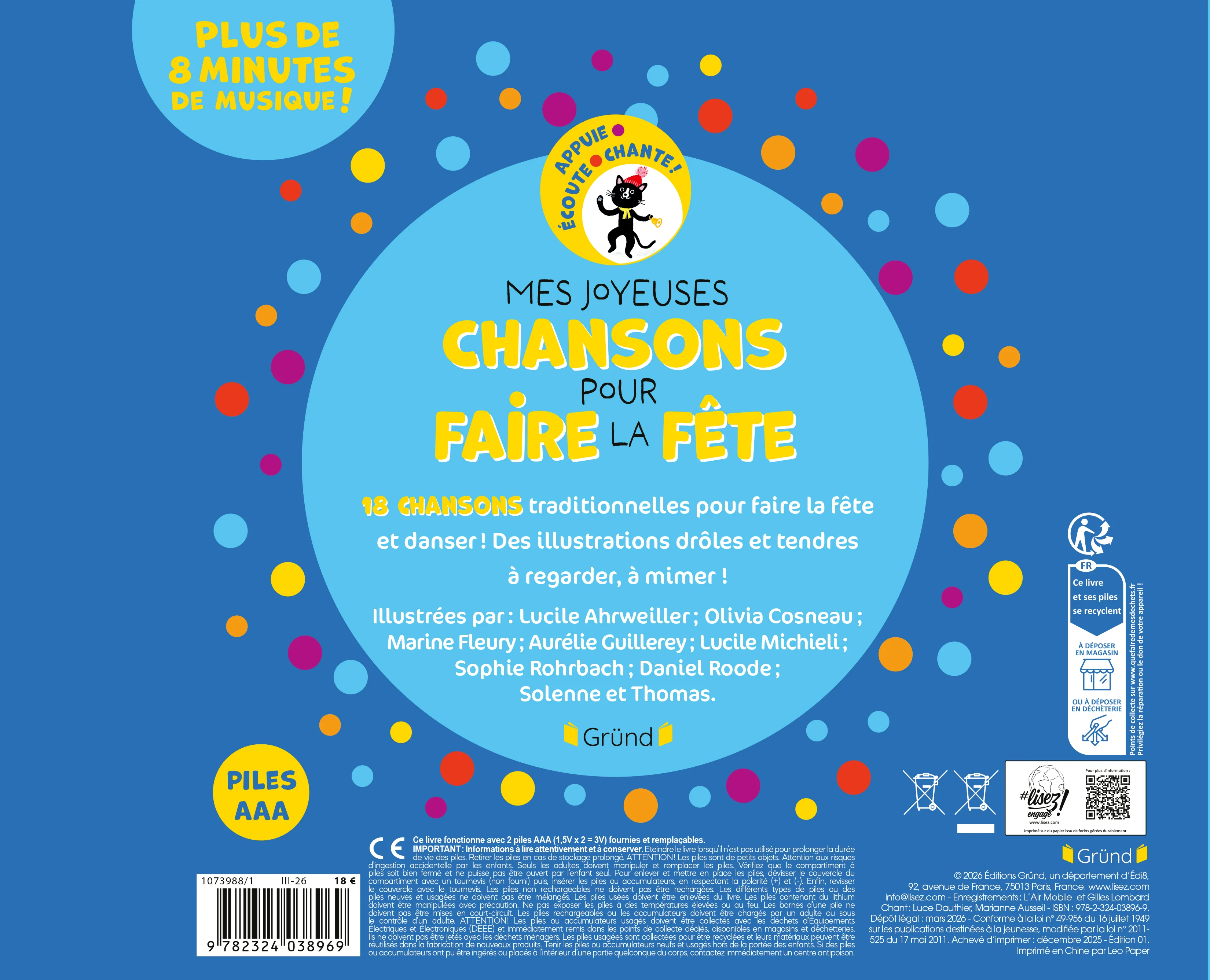 Mes joyeuses chansons pour faire la fête - Image 4