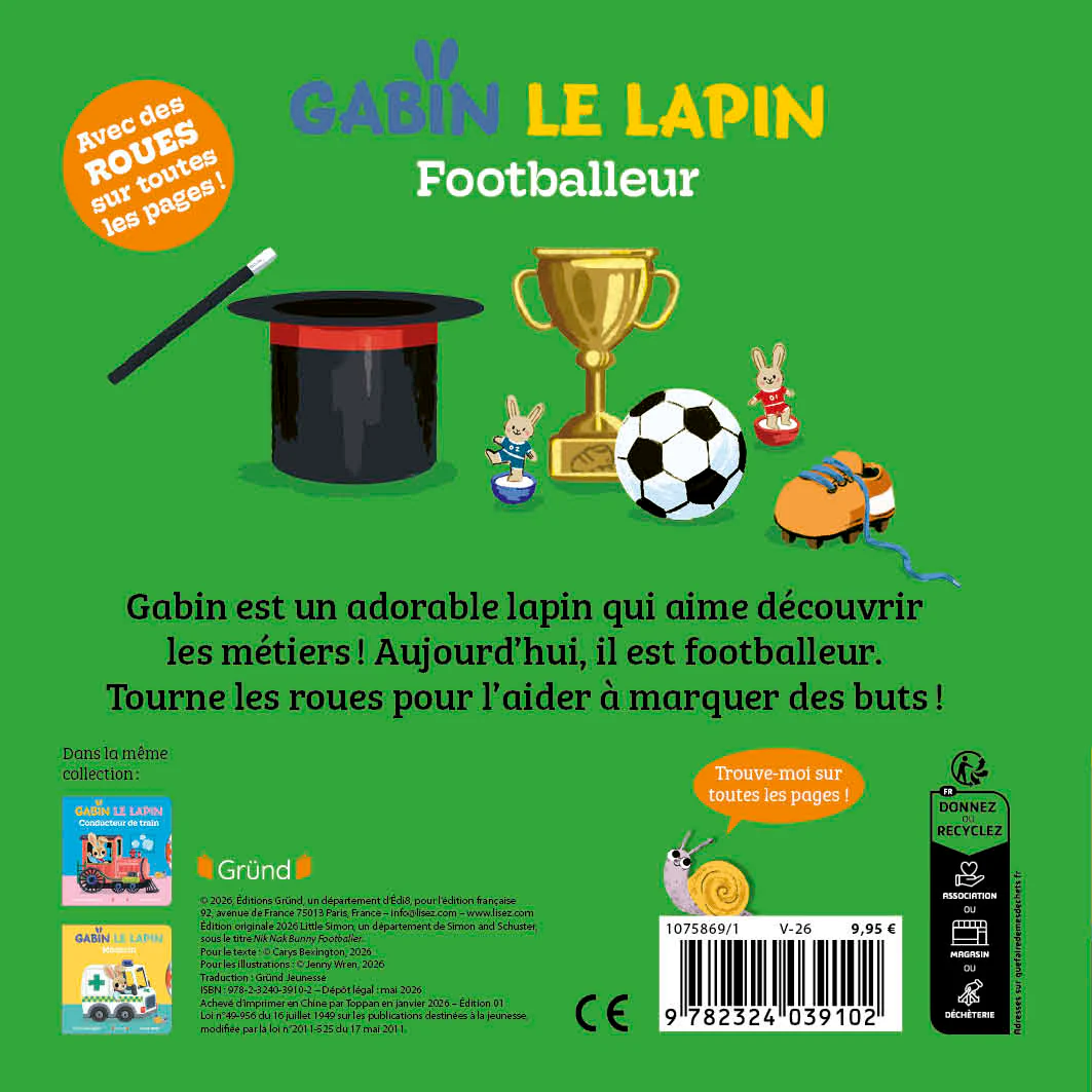 Gabin le lapin - Footballeur - Image 4