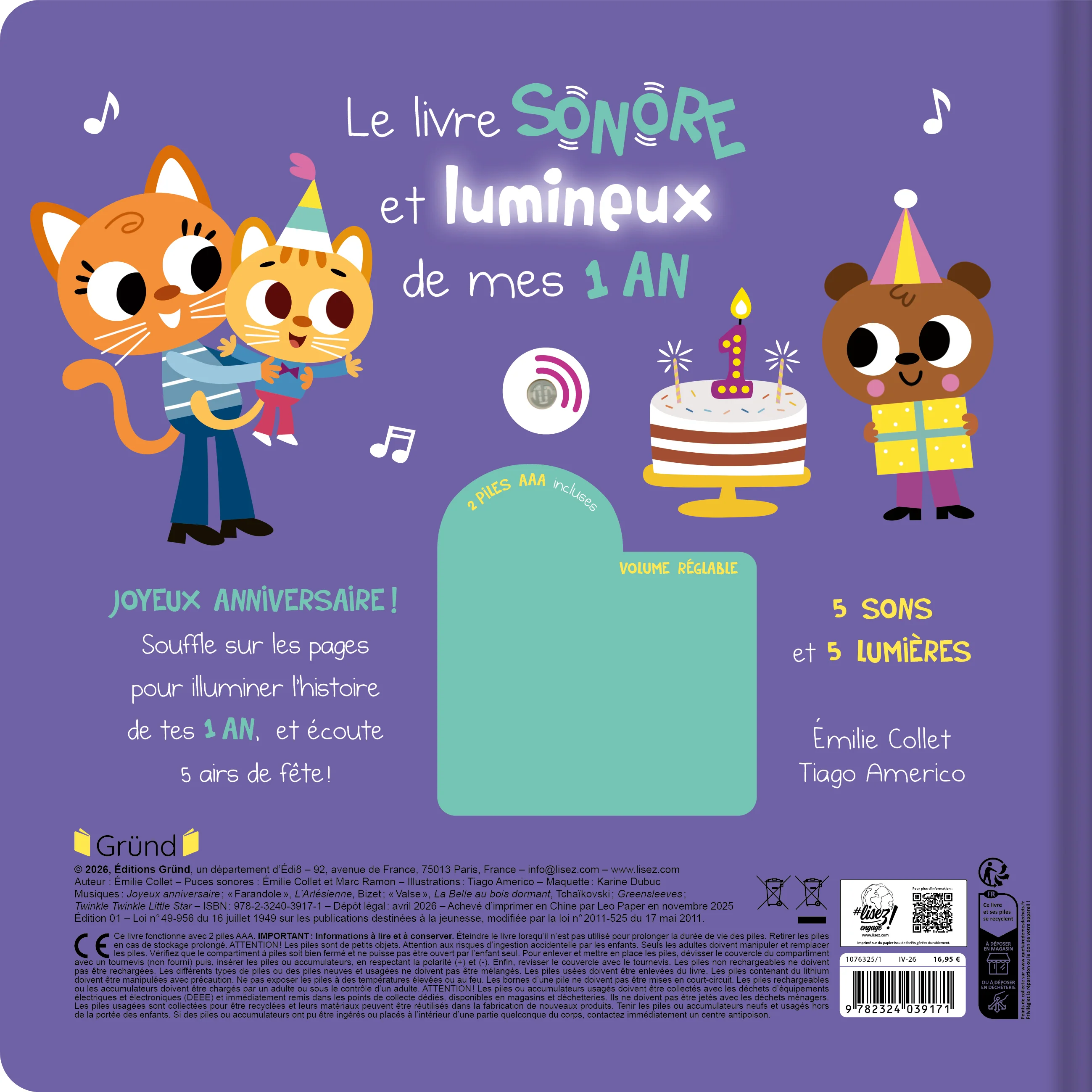 Le livre sonore et lumineux de mes 1 an - Image 5