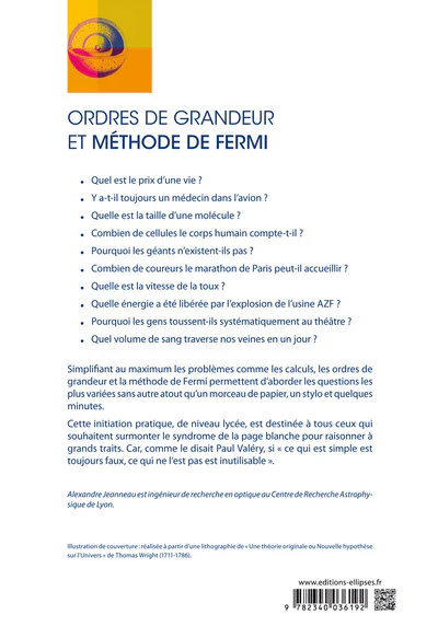 Ordres de grandeur et méthode de Fermi - Quand les petits calculs s'attaquent aux grandes questions - Image 2