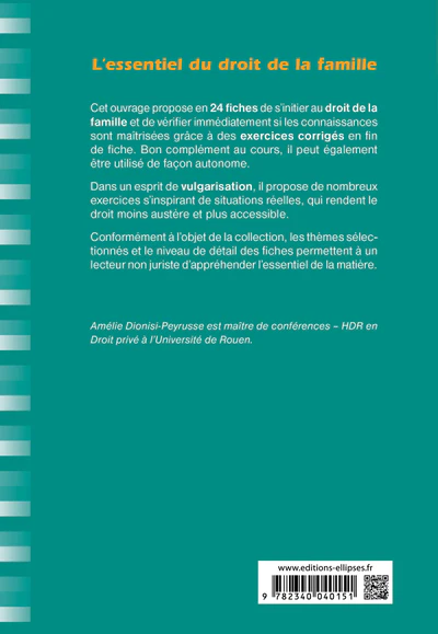 L'essentiel du droit de la famille - 2e édition - Image 2