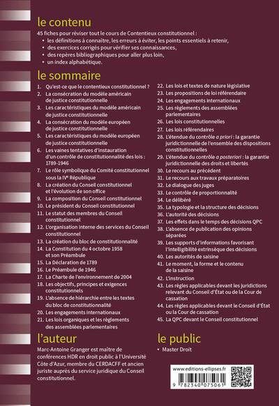 Fiches de contentieux constitutionnel - Image 2