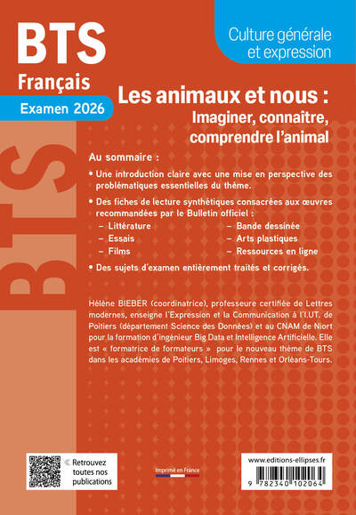 BTS Français. Culture générale et expression. Les animaux et nous : imaginer, connaître, comprendre l’animal - Image 2