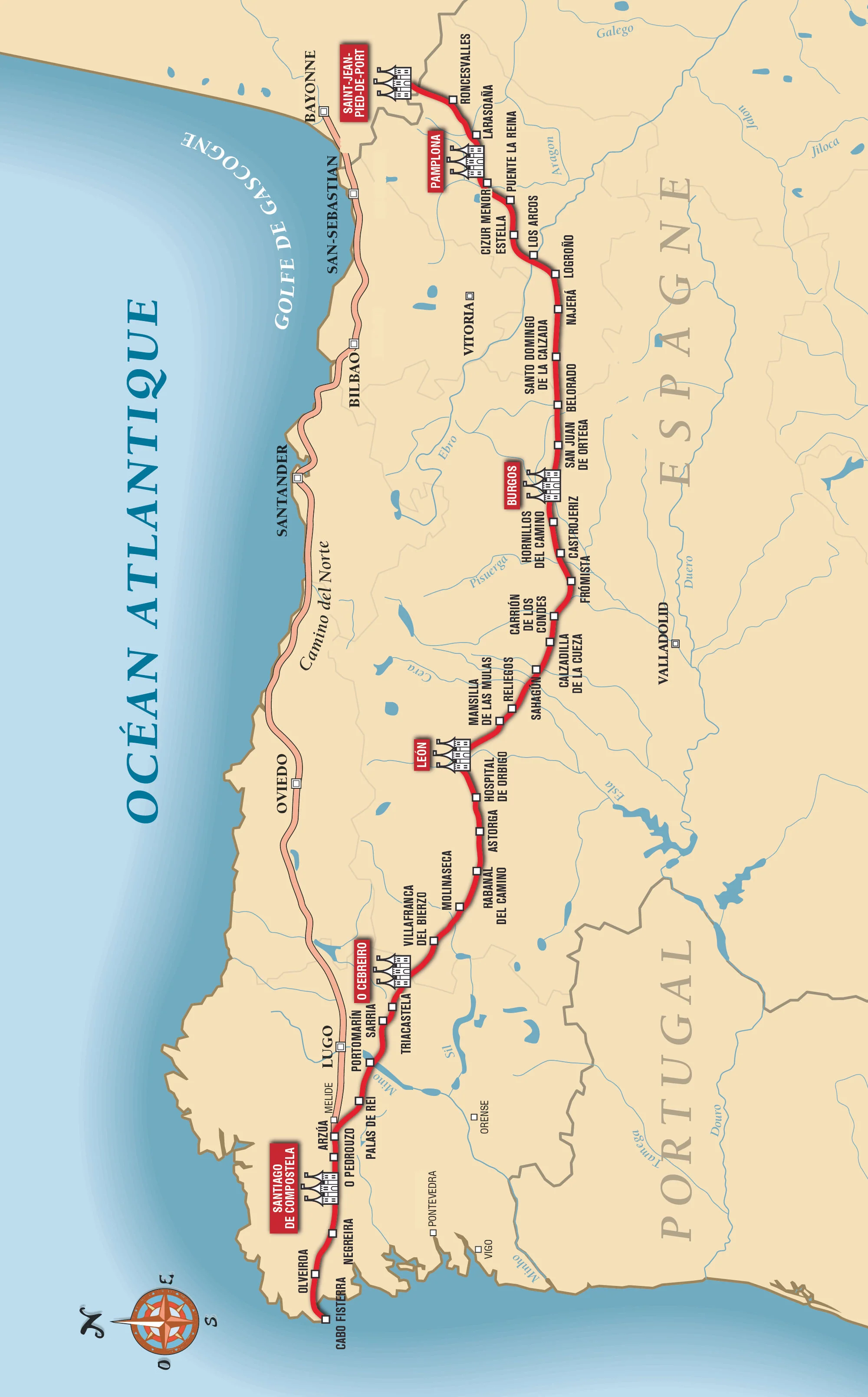 Compostelle Guide du Camino Francès (3e ed) - Image 3