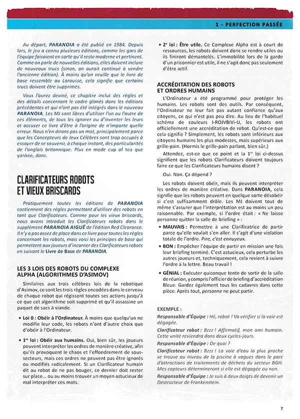 Paranoia - Manuel du complice - Image 2