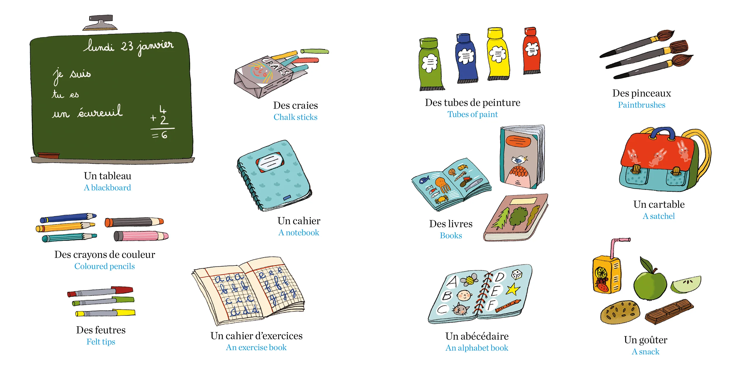 Paris mon imagier MY PARIS PICTURE BOOK - bilingue french english - Image 3