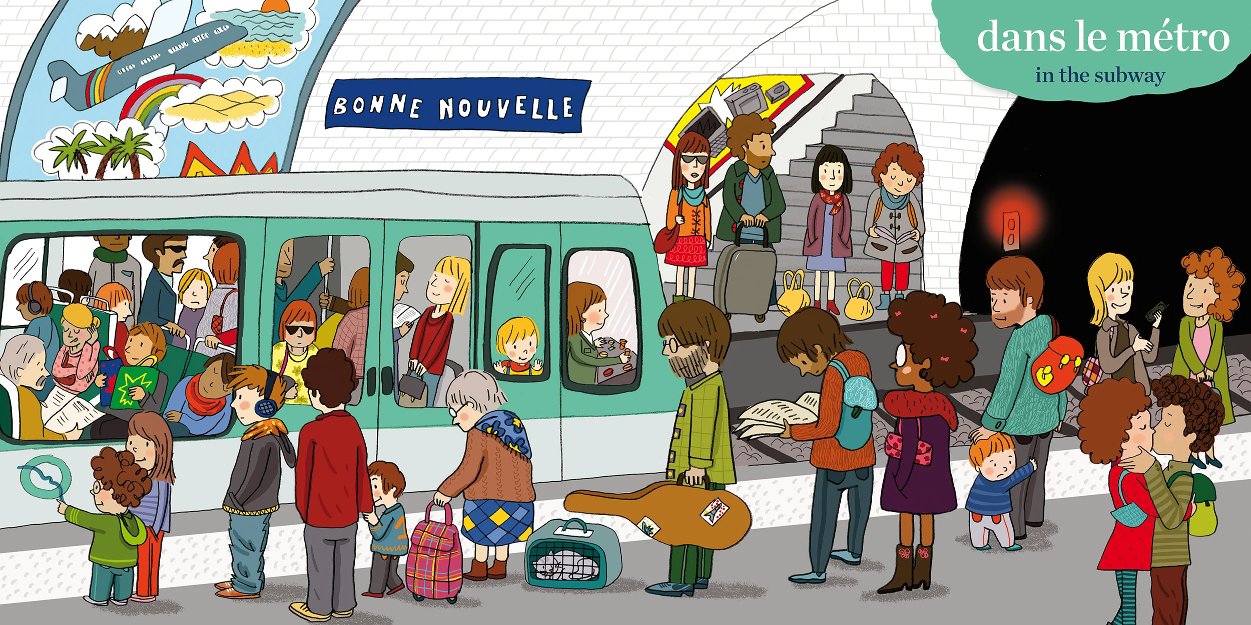 Paris mon imagier MY PARIS PICTURE BOOK - bilingue french english - Image 6