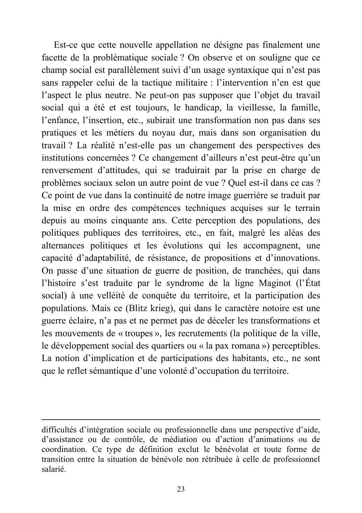 Reconception culturelle de l'action sociale - Image 20