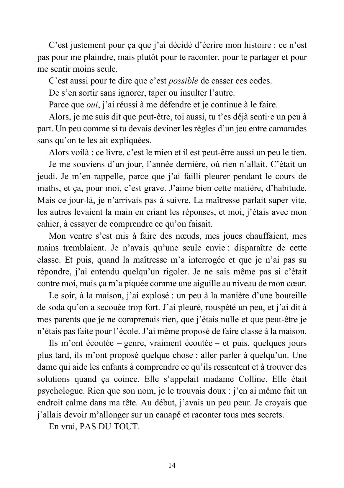 Nina casse les codes