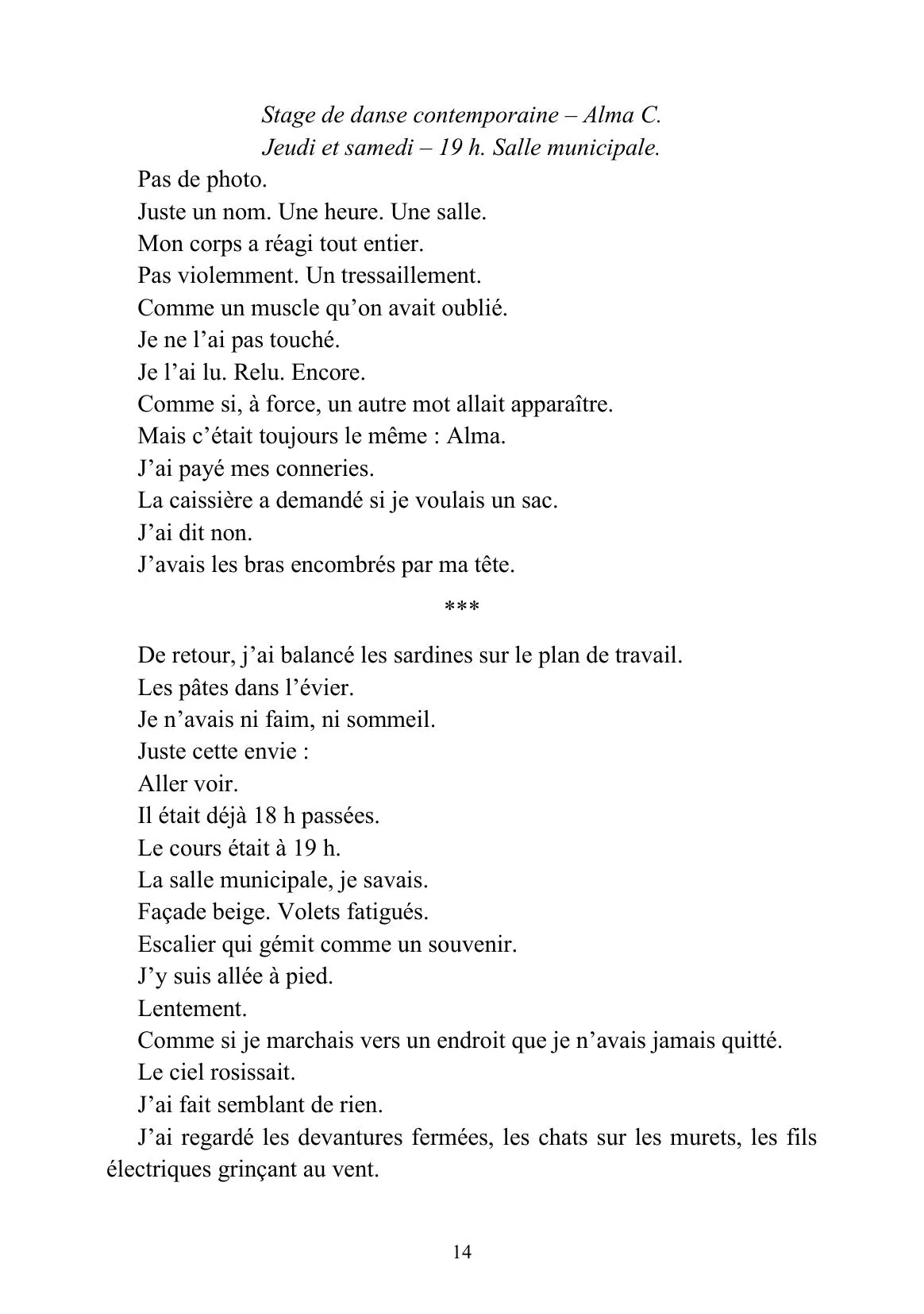 Juste le temps d'une vie