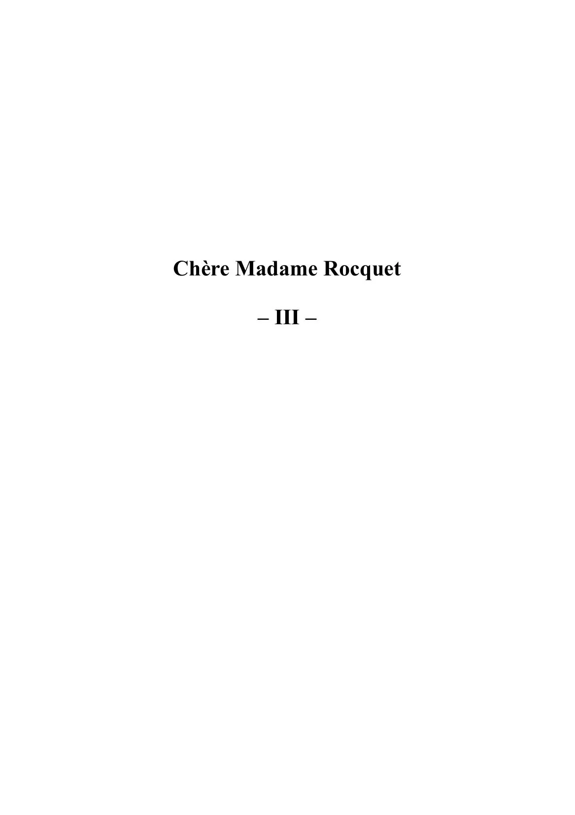 Chère Madame Rocquet... et autres nouvelles - Image 36