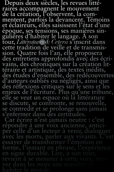 Littératures & Cetera #2 - Image 2