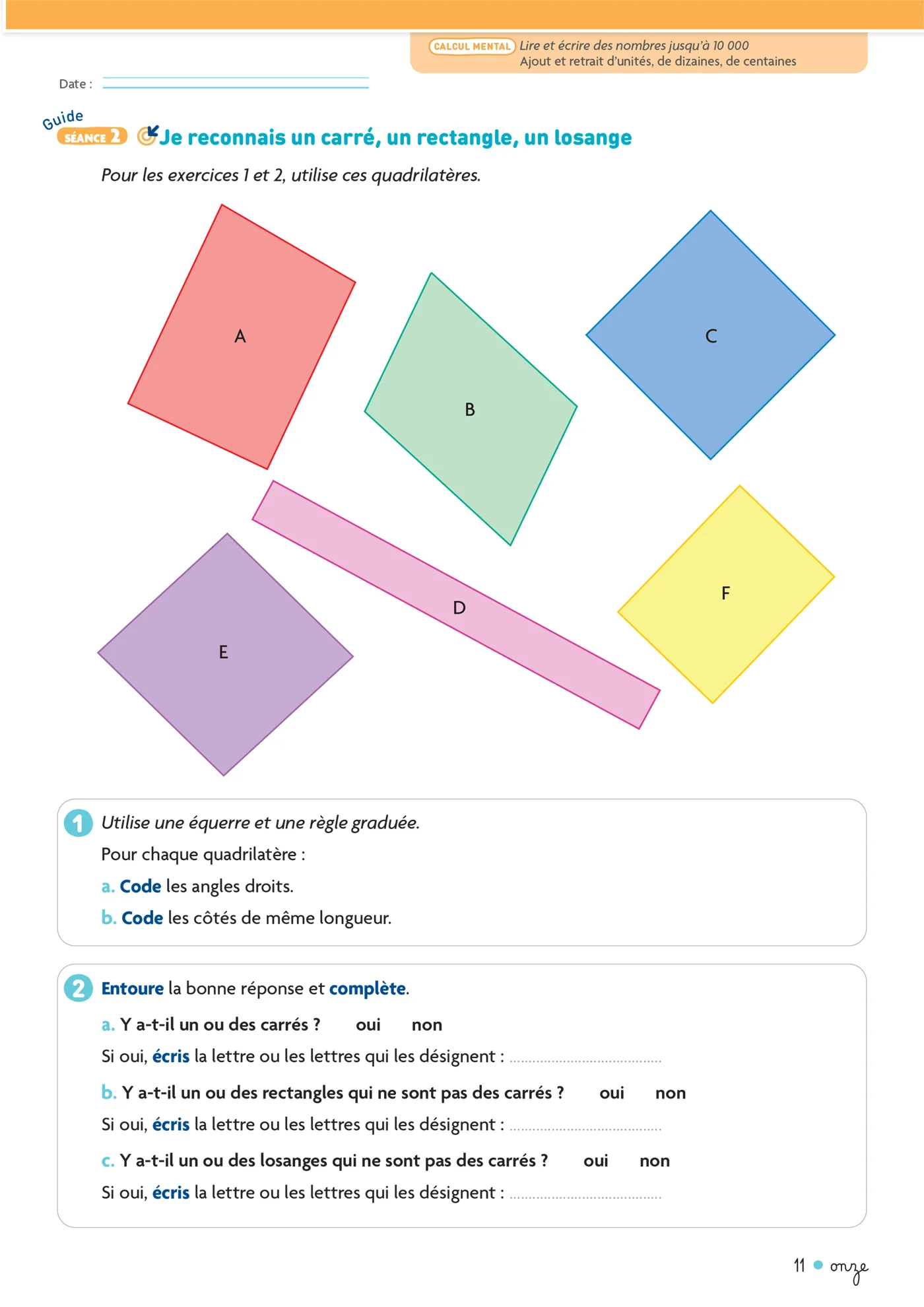 Cap Maths CE2 - Ed. 2026 - Cahier de géométrie - Image 46