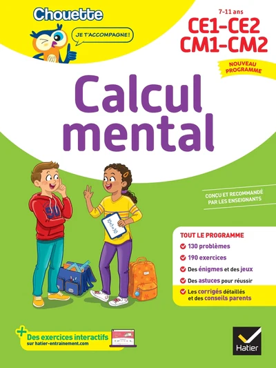 Chouette - Calcul mental CE1/CE2/CM1/CM2