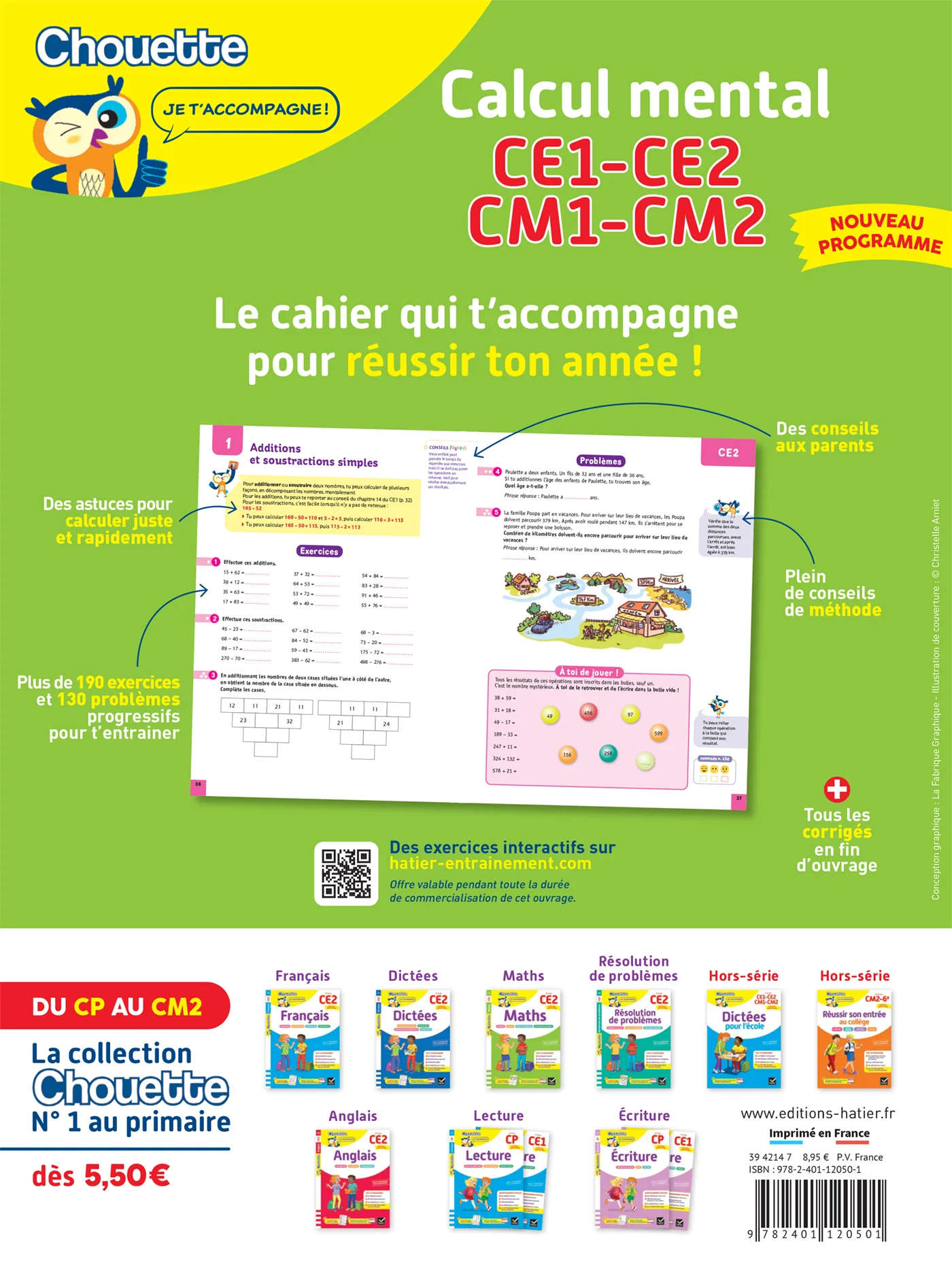 Chouette - Calcul mental CE1/CE2/CM1/CM2 - Image 2