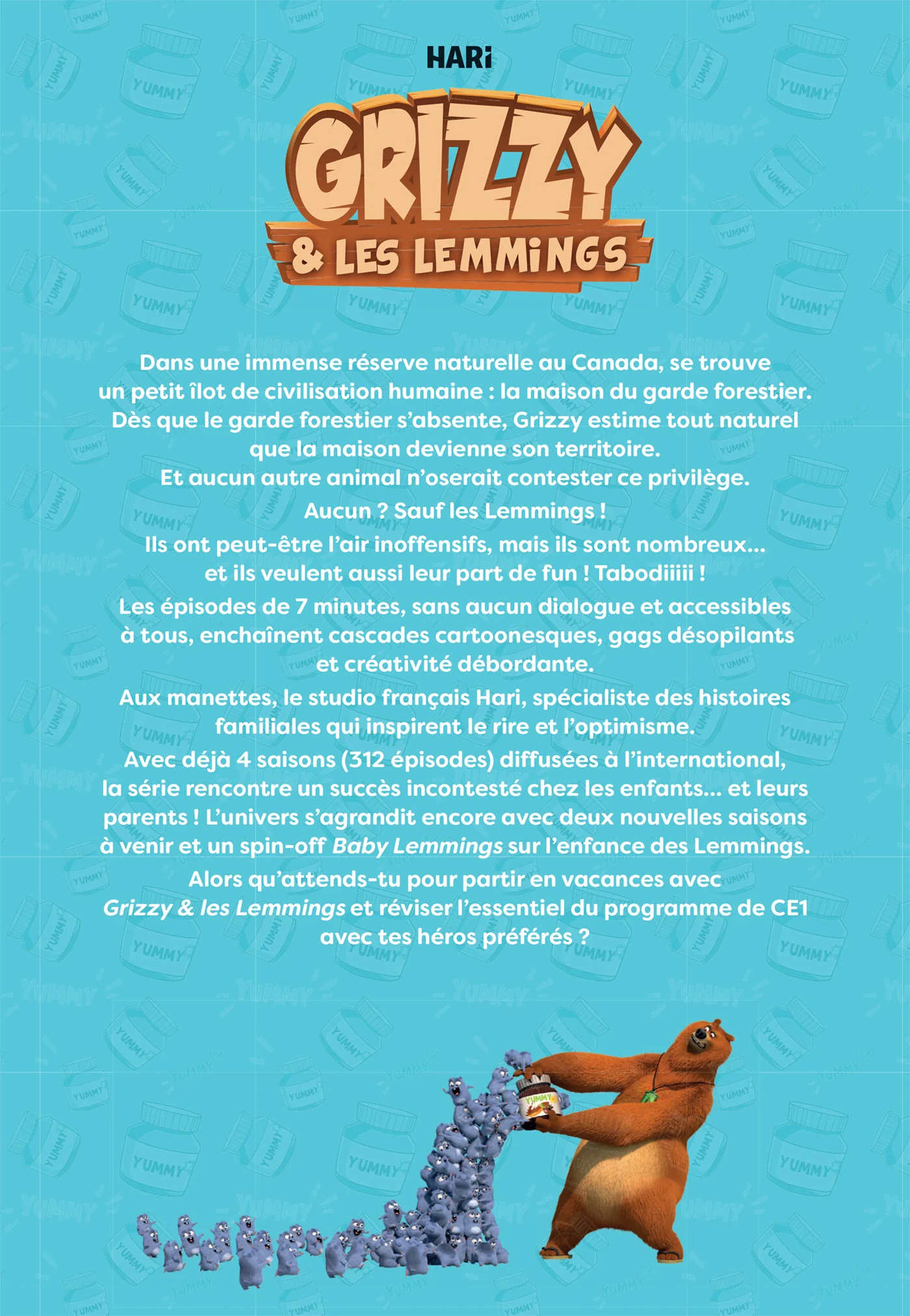 Cahier de vacances Grizzy et les lemmings - CE1 vers le CE2 - Image 4