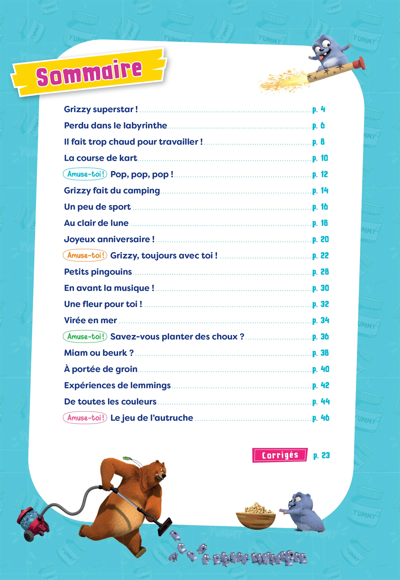 Cahier de vacances Grizzy et les lemmings - CE1 vers le CE2 - Image 5
