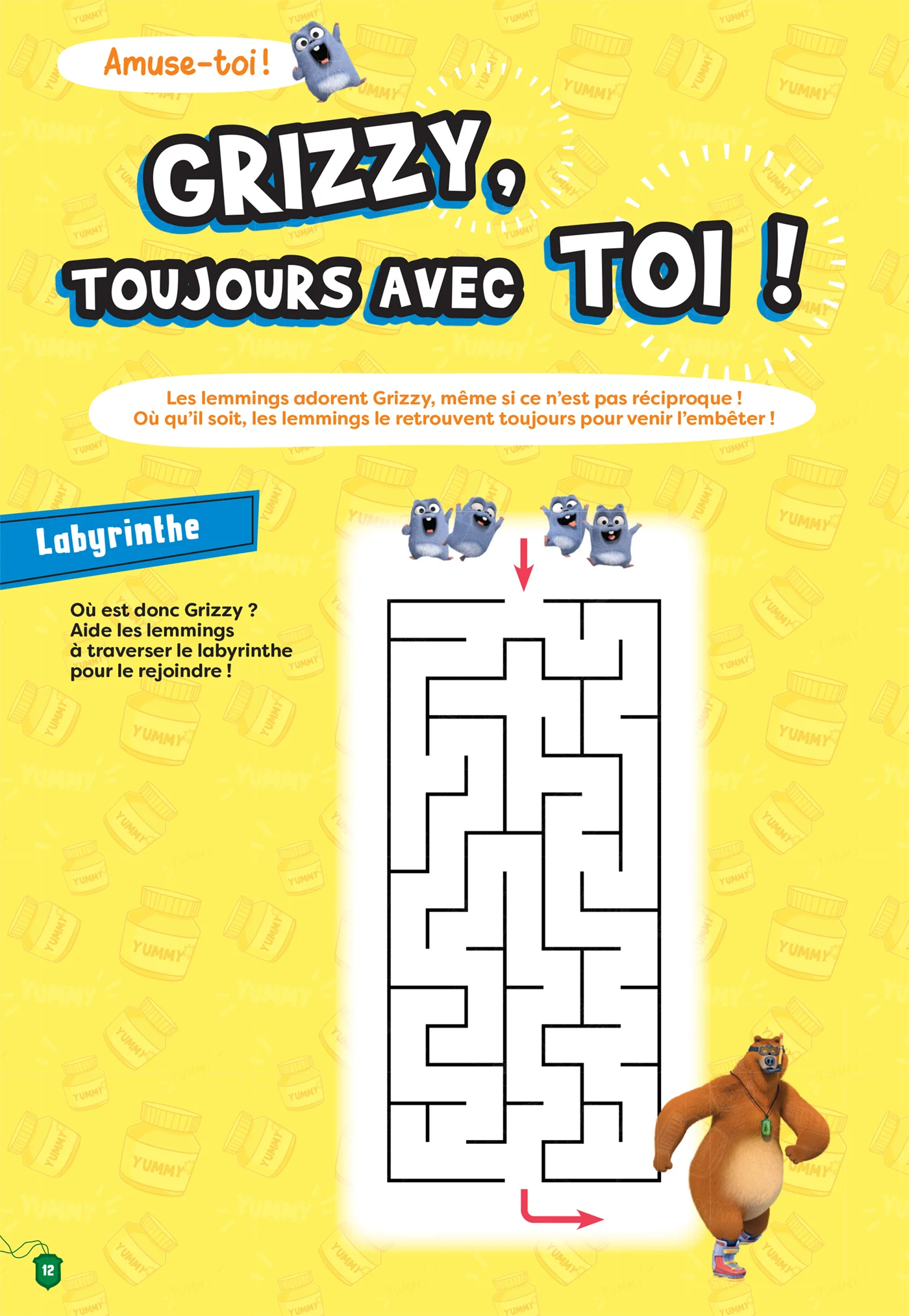 Cahier de vacances Grizzy et les lemmings - CE2 vers le CM1 - Image 8
