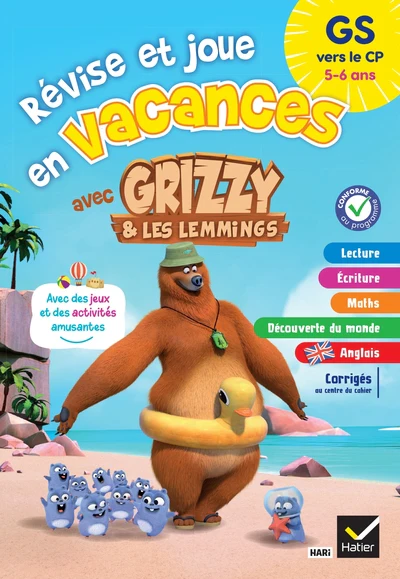 Cahier de vacances Grizzy et les lemmings - GS vers le CP - Image 10