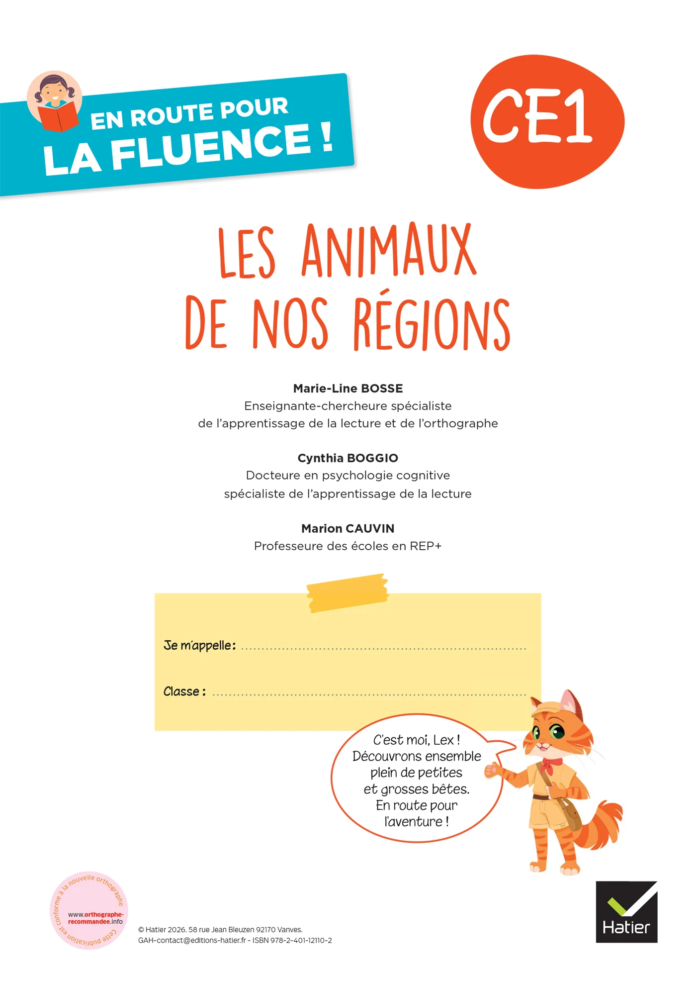En route pour la fluence ! CE1 - Les animaux de nos régions - Ed. 2026 - Cahier élève - Image 10
