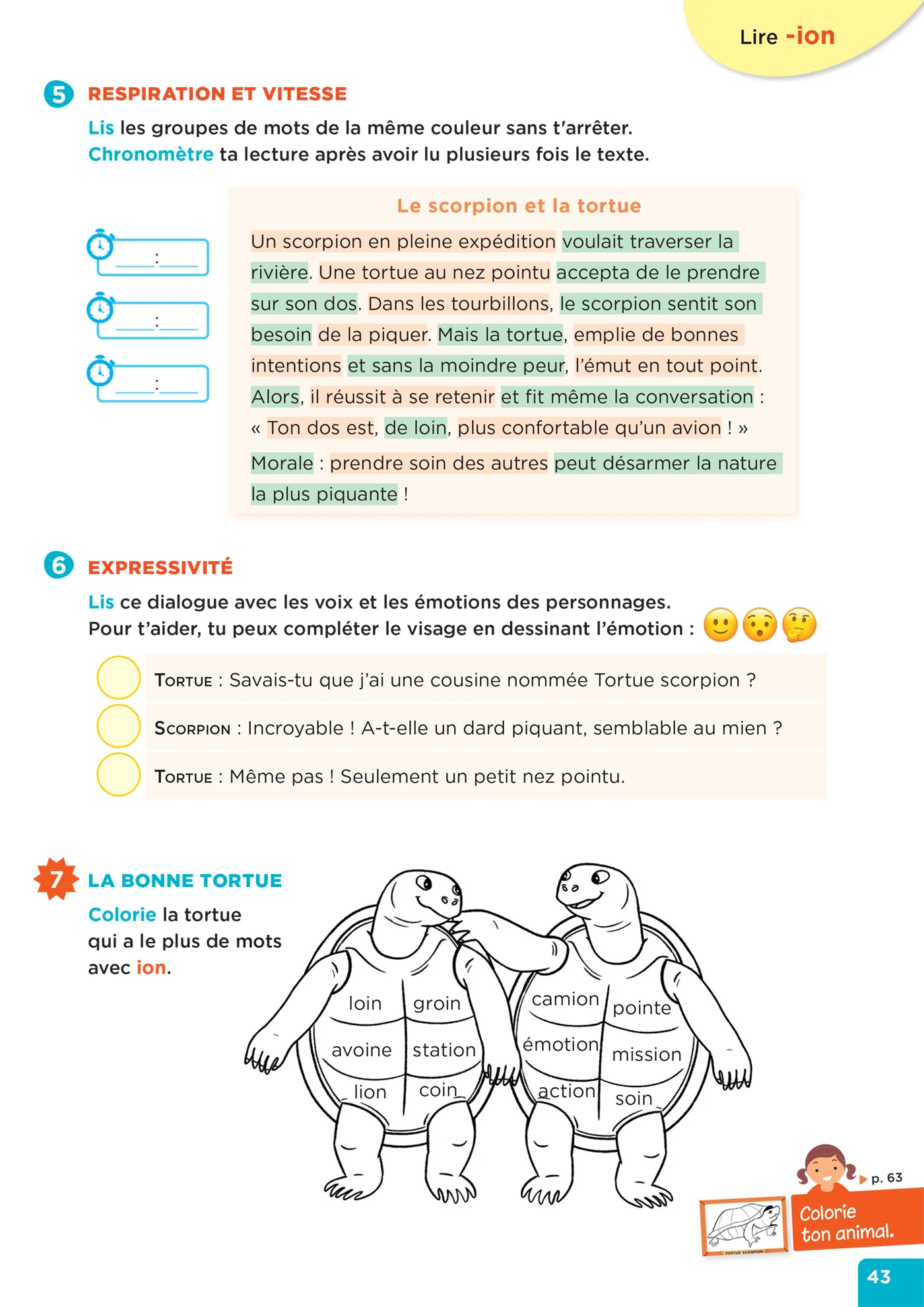 En route pour la fluence ! CE1 - Les animaux de nos régions - Ed. 2026 - Cahier élève - Image 2