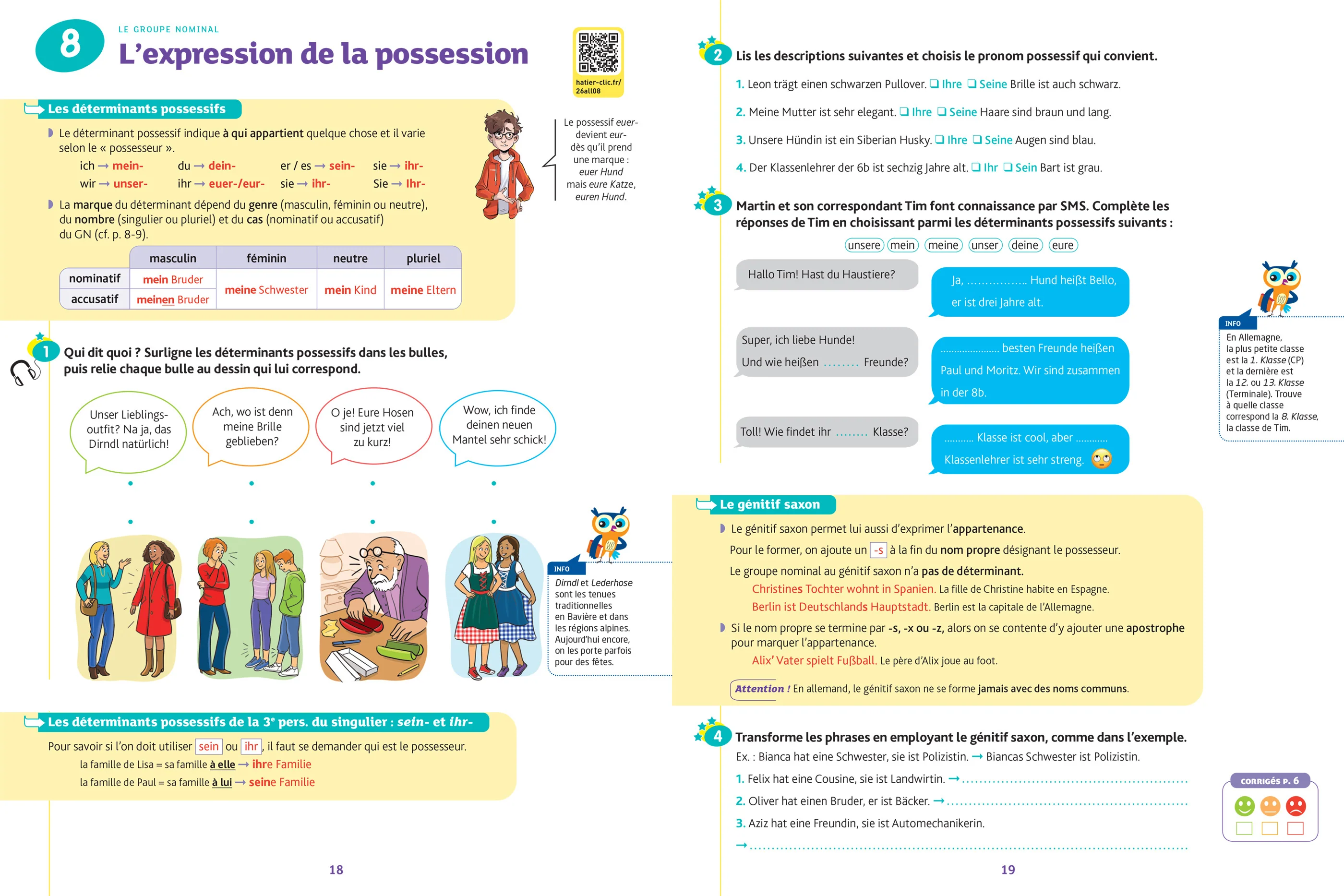 Chouette - Allemand 5e - LV2 (A1 vers A2) - Nouveau programme - Image 3