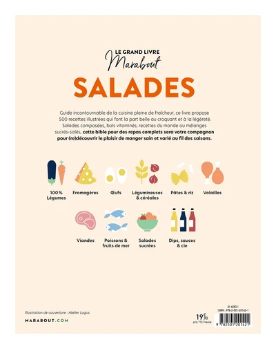 Le grand livre Marabout - Salades - Image 2