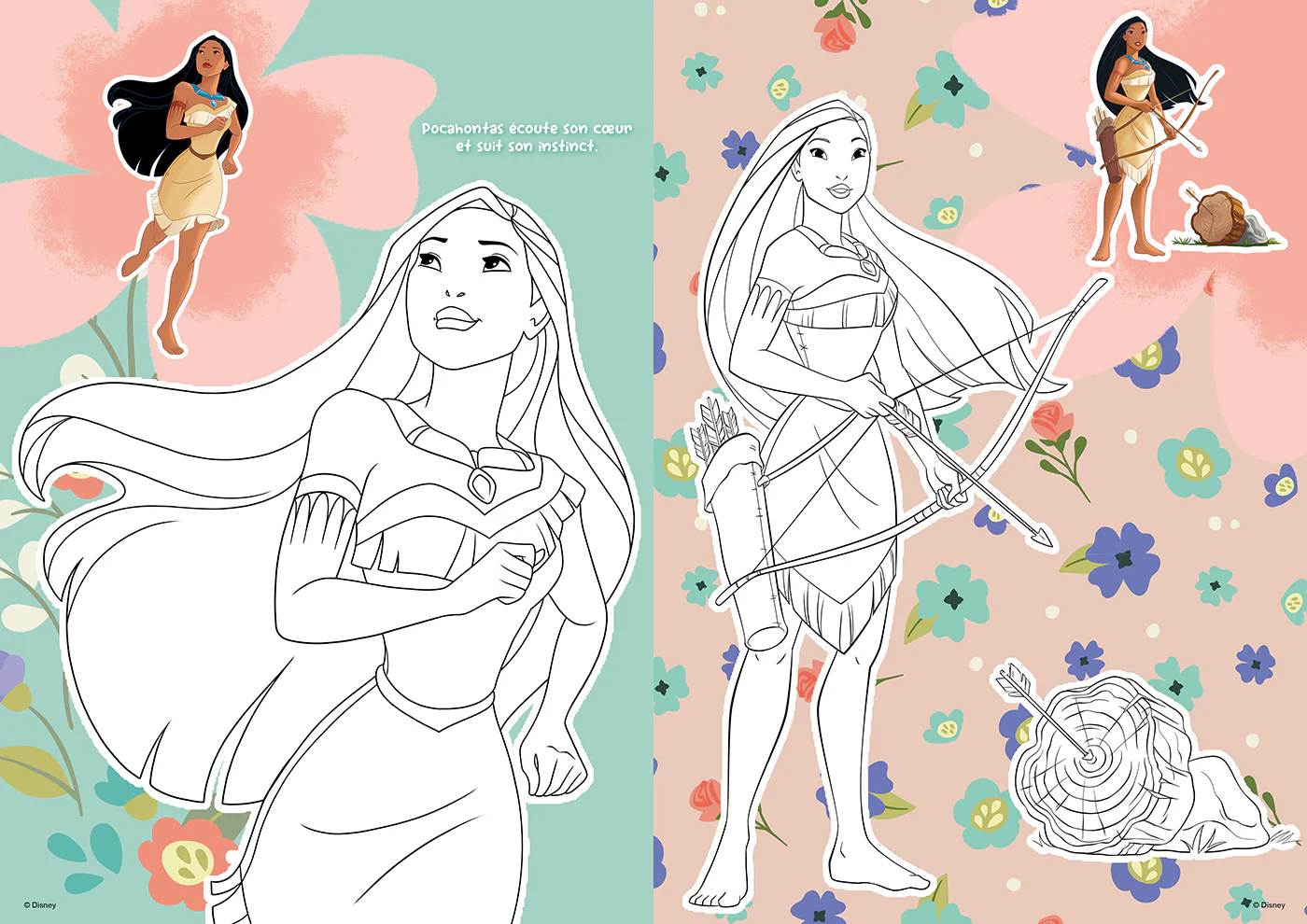 Disney Princesses - Je colorie mes amies - Princesses rebelles - Stickers offerts - Image 2
