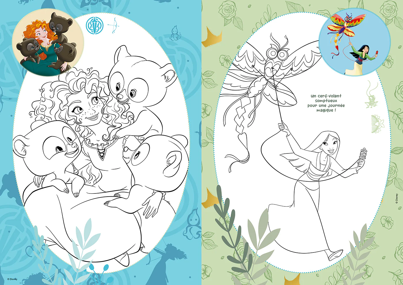 Disney Princesses - Je colorie mes amies - Journée de rêve - Stickers offerts - Image 2
