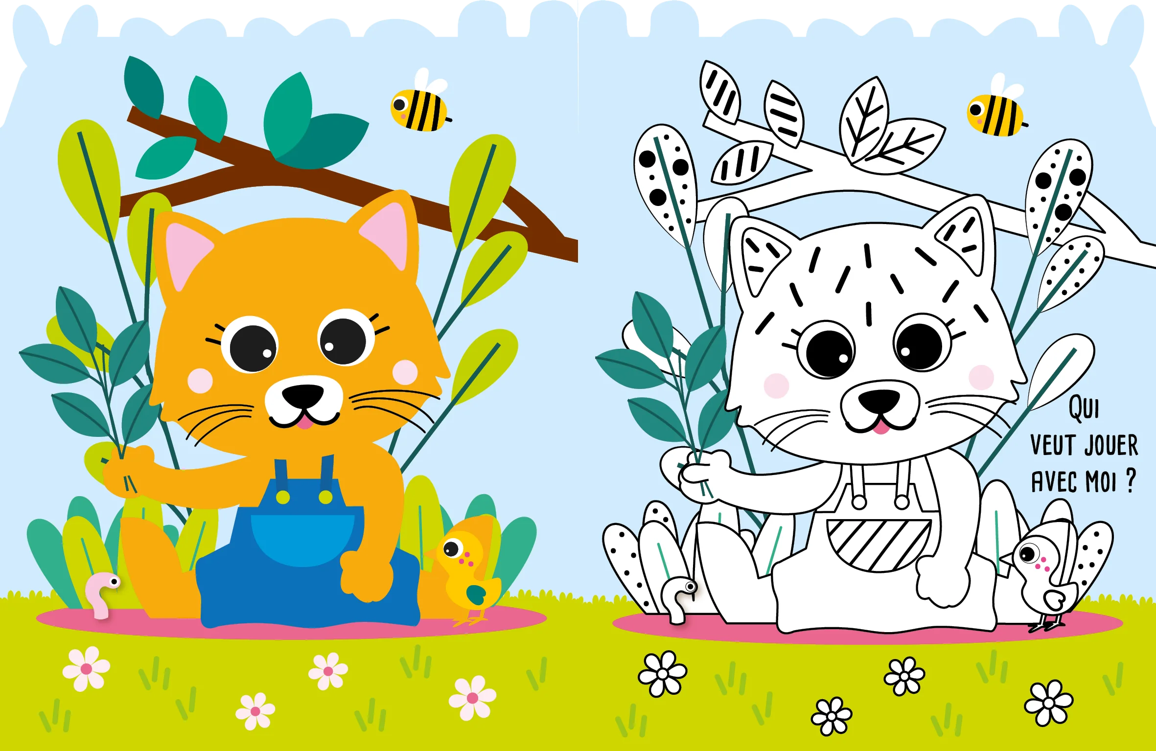 Mon P'tit Hemma - Mon coloriage magique - Le printemps ! - Colorie et les motifs apparaissent - Image 2