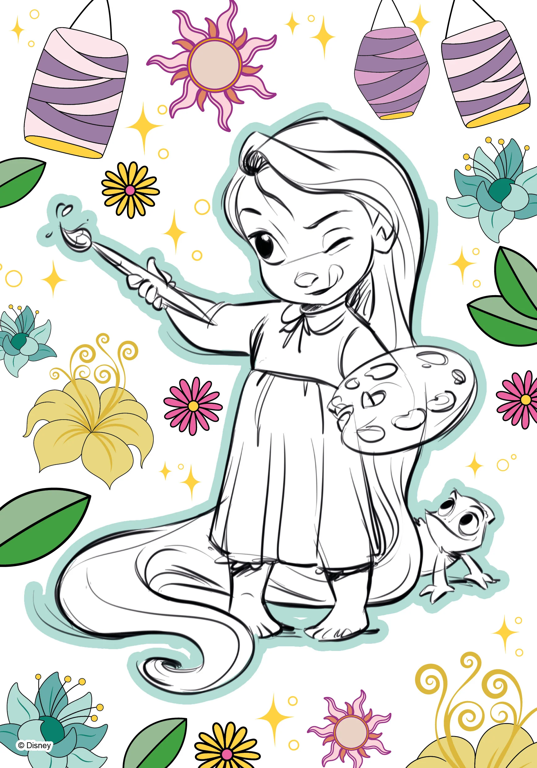 Disney Princesses - Mon coloriage scintillant (Animator) - Image 3