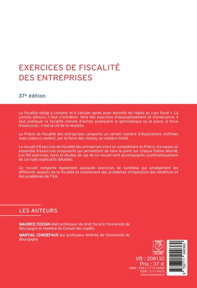 Exercices de fiscalité des entreprises 2024/2025 - Image 2