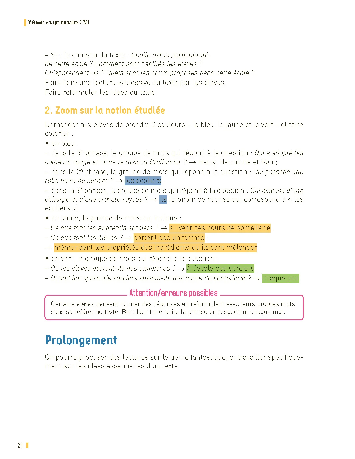 Réussir en grammaire CM1 programmes 2026 - + ressources numériques - Image 12