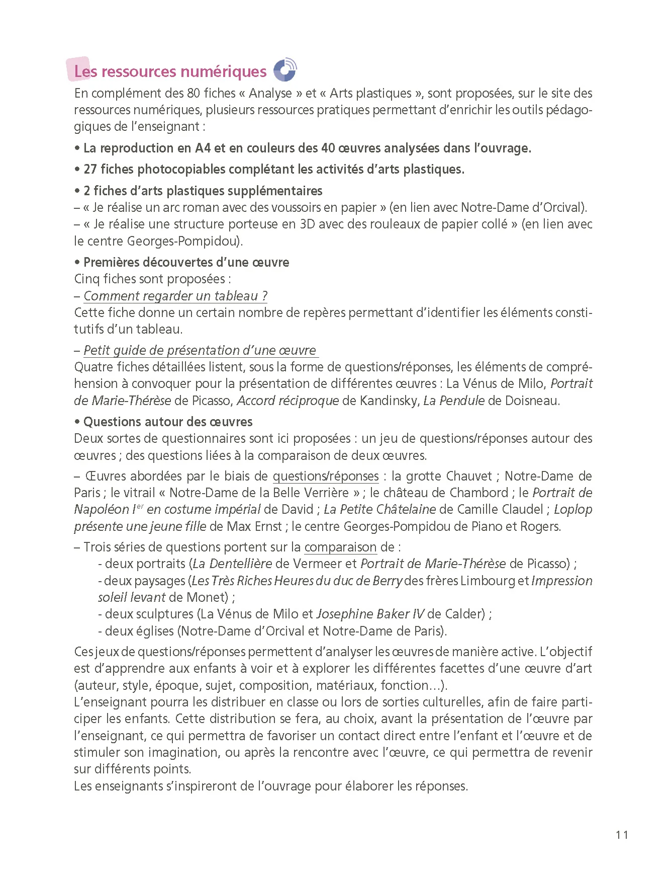 Histoire des arts et arts plastiques - Cycle 3 + Ressources numériques - Image 8