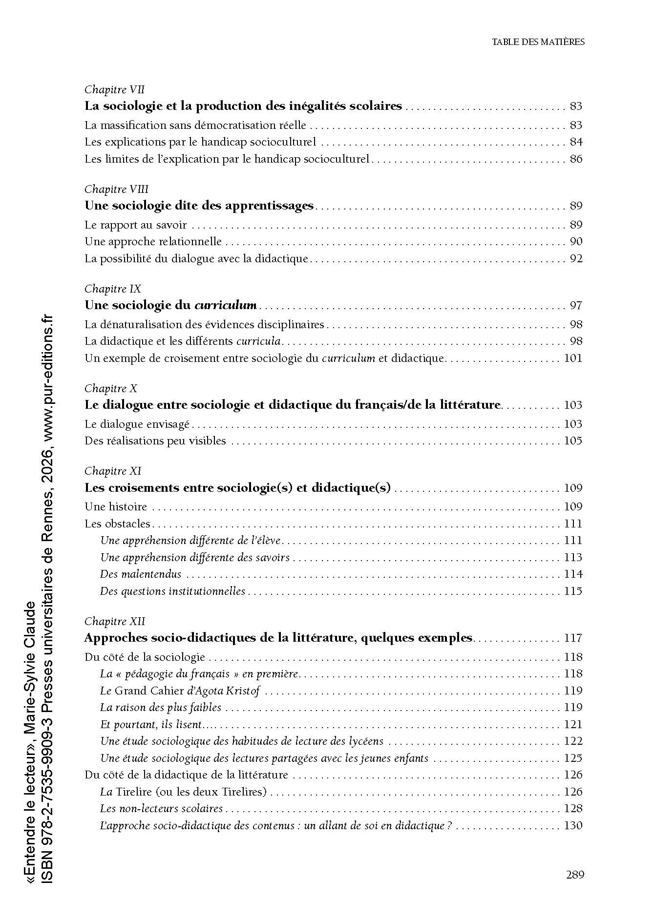 Entendre le lecteur Pour une approche socio-didactique de la lecture littéraire au collège et au lycée - Image 5