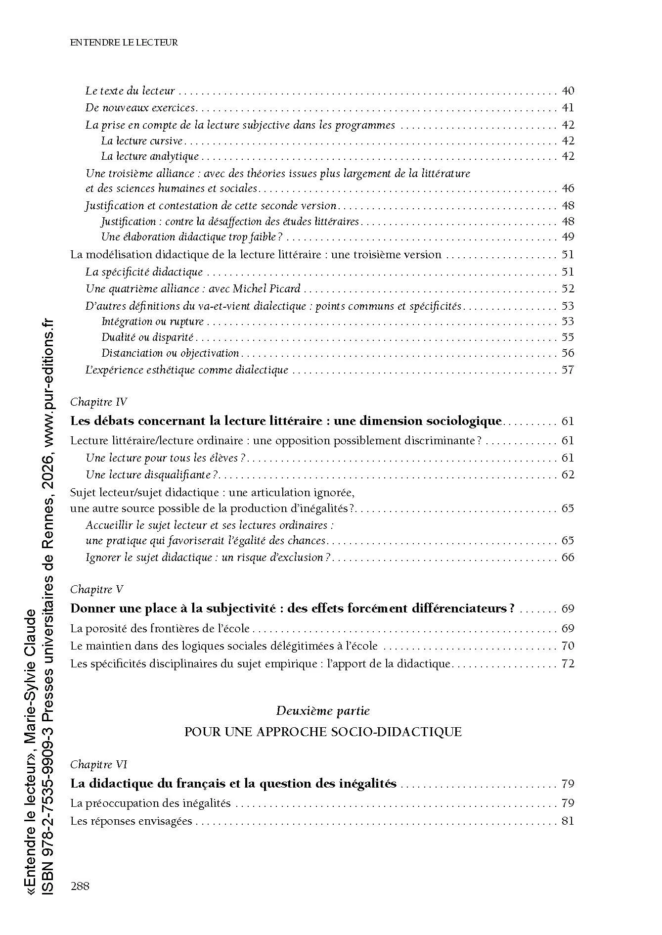 Entendre le lecteur Pour une approche socio-didactique de la lecture littéraire au collège et au lycée - Image 6